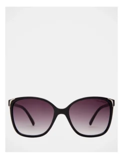Basque Store Online 42 Basque Asmaa Black Square Sunglasses 383972