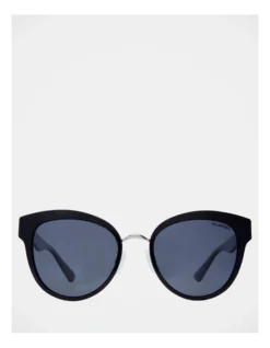 Basque Polarised Grey Cat Eye Sunglasses BS1545B 437320