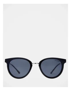 Basque Polarised Grey Round Sunglasses BS1552B 437669
