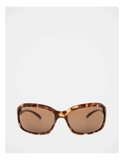 Basque Anna MMXI Brown Rectangle Sunglasses