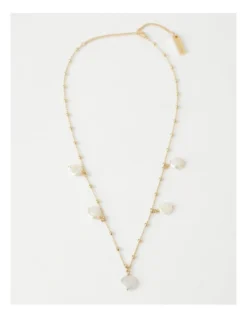 Basque Station Pearl Short Necklace In Gold -Basque Store Online 793549720 3 1 720x928