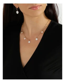 Basque Station Pearl Short Necklace In Gold -Basque Store Online 793549720 4 720x928