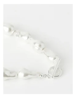 Basque Baroque Pearl Style Necklace In Silver -Basque Store Online 822611710 5 720x928