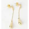 Basque Teardrop Drop Earrings In Gold -Basque Store Online 822612160 1 720x928