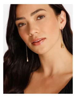 Basque Teardrop Drop Earrings In Gold -Basque Store Online 822612160 2 1 720x928