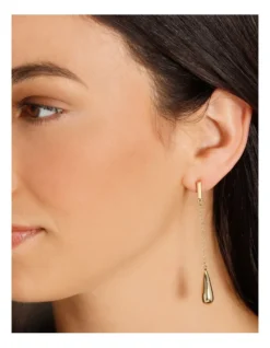 Basque Teardrop Drop Earrings In Gold -Basque Store Online 822612160 4 720x928