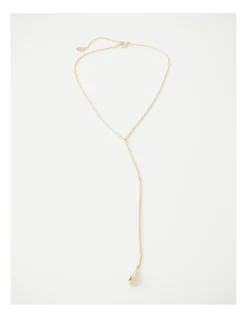 Basque Teardrop Necklace In Gold