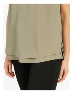 Basque Double Layer Cami Green -Basque Store Online 842079520 6 720x928