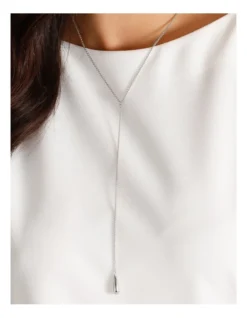 Basque Teardrop Necklace In Silver -Basque Store Online 845478100 4 720x928