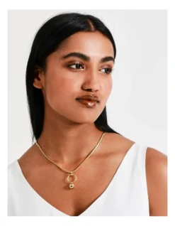 Basque Swinging Ball Necklace In Gold -Basque Store Online 906861790 4 720x928