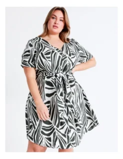 Basque Tie Front Linen Mini Dress In Assorted 12 Basque Tie Front Linen Mini Dress In Assorted -Basque Store Online 914186620 4 720x928