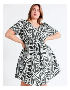 Basque Tie Front Linen Mini Dress In Assorted 13 Basque Tie Front Linen Mini Dress In Assorted -Basque Store Online 914186620 5 720x928