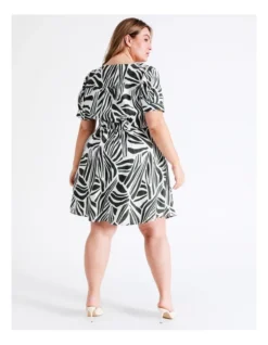 Basque Tie Front Linen Mini Dress In Assorted 15 Basque Tie Front Linen Mini Dress In Assorted -Basque Store Online 914186620 7 720x928