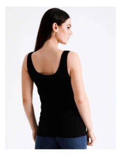 Basque Seamfree Recycled Blend Tank In Black -Basque Store Online 918827380 5 720x928