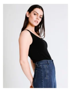 Basque Seamfree Recycled Blend Tank In Black -Basque Store Online 918827380 7 720x928