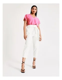 Basque Store Online 23 Basque Short Sleeve Blouse In Pink