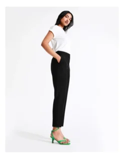 Basque Essential Cropped Slim Leg Pant In Black -Basque Store Online 924717250 4 720x928