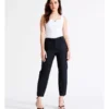 Basque Organic Cotton Blend Sateen Pant In Midnight -Basque Store Online 924718780 1 720x928