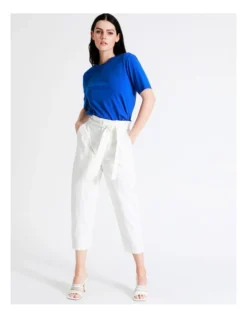 Basque Seam Detail Organic Cotton Tee In Cobalt 14 Basque Seam Detail Organic Cotton Tee In Cobalt -Basque Store Online 924720400 6 720x928