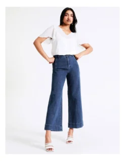 Basque Flutter Sleeve Top In Ivory -Basque Store Online 928701460 7 720x928