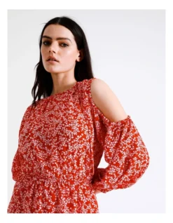 Basque Cut Out Recycled Georgette Mini Dress In Multi -Basque Store Online 934713550 4 720x928