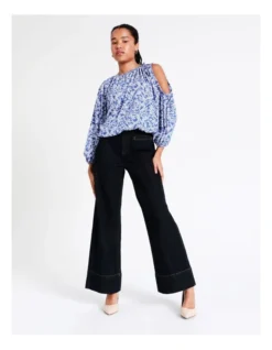 Basque Store Online 25 Basque Cut Out Recycled Georgette Top In Assorted