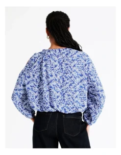 Basque Cut Out Recycled Georgette Top In Assorted -Basque Store Online 934713730 5 720x928