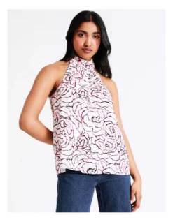 Basque Halter Neck Top In Multi -Basque Store Online 936116380 5 720x928