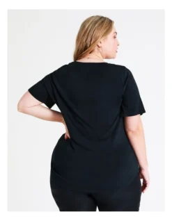 Basque Bamboo Jersey Tee In Navy -Basque Store Online 936117190 5 720x928