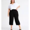 Basque Wide Leg Jersey Pant In Black -Basque Store Online 940265560 1 720x928