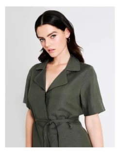 Basque Self Tie Top In Khaki -Basque Store Online 945496180 6 720x928