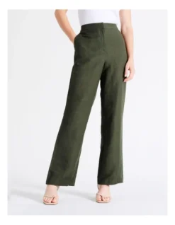 Basque Straight Leg Pant In Khaki 11 Basque Straight Leg Pant In Khaki -Basque Store Online 945496270 3 720x928