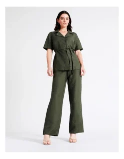 Basque Straight Leg Pant In Khaki 13 Basque Straight Leg Pant In Khaki -Basque Store Online 945496270 5 720x928