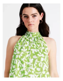 Basque Halter Neck Organic Cotton Top In Assorted -Basque Store Online 945496630 6 720x928