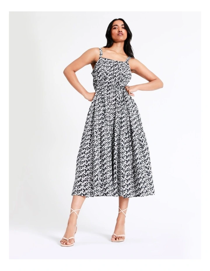 Basque Organic Cotton Maxi Dress In Assorted 7 Basque Organic Cotton Maxi Dress In Assorted - Image 5