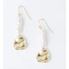 Basque Circle Drop Hook Earring In Gold -Basque Store Online 946755820 1 720x928