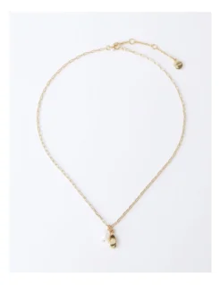Basque Fine Pearl Necklace In Gold