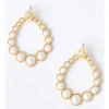 Basque Pearl Oval Drop Earring In Gold -Basque Store Online 946756090 1 720x928