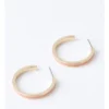 Basque Enamel Hoop Earring 30mm In Pink -Basque Store Online 946756360 1 720x928