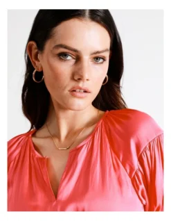 Basque Bar Necklace With Cubic Zirconia In Gold -Basque Store Online 946757260 4 720x928