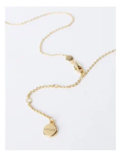 Basque Bar Necklace With Cubic Zirconia In Gold -Basque Store Online 946757260 5 720x928