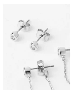Basque Chain 2 Pack CZ In Silver -Basque Store Online 946757350 3 720x928
