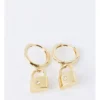 Basque Lock Earrings In Gold -Basque Store Online 946758070 1 720x928