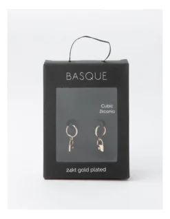 Basque Lock Earrings In Gold -Basque Store Online 946758070 3 720x928