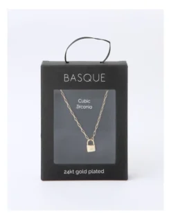 Basque Padlock Necklace In Gold -Basque Store Online 946758160 6 720x928