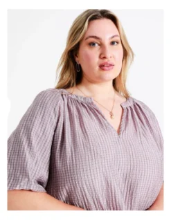 Basque Bubble Sleeve Top In Lilac -Basque Store Online 948223180 5 1 720x928