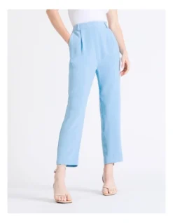 Basque Straight Leg Suit Pant In Sky Blue -Basque Store Online 948223900 3 720x928