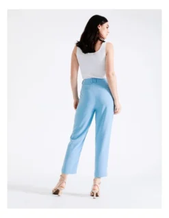 Basque Straight Leg Suit Pant In Sky Blue -Basque Store Online 948223900 7 720x928