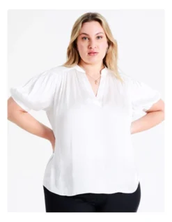 Basque Recycled Polyester Satin Blouse In Ivory 12 Basque Recycled Polyester Satin Blouse In Ivory -Basque Store Online 956211310 4 720x928