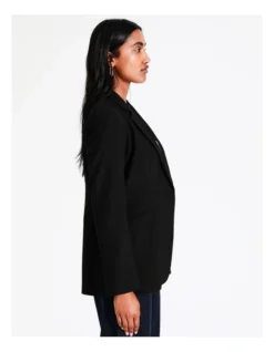 Basque Essential Single Button Blazer In Black -Basque Store Online 962624260 4 720x928